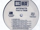 ARTIFACTS  that's them  LP  G+ (2 vinyls) BIG BEAT Records  1996 REDMAN