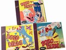 BOZO THE CLOWN -- Three 78 RPM Album Sets - BOZO and the BIRDS, Bozo Has a Party