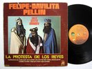 FELIPE DAVILITA PELLIN La Protesta De Los Reyes LP 1974 Latin Salsa    b2233