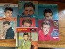Vintage 45’s Ricky Nelson, Frankie Avalon, Fabian With Pictures Sleeves