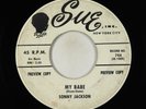 Blues R&B Popcorn 45 - Sonny Jackson - My Babe - Sue - promo