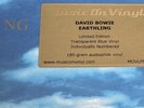 David Bowie : Earthling - Low Numbered - Blue - Unplayed - MOV - - Free Postage