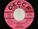 Rock 45 - The Who - My Generation - Decca - promo
