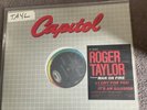 Roger Taylor Man On Fire US 12” Promo Single In Custom Sleeve With Sticker