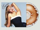 Sabrina Carpenter Espresso LP Liquid Filled Vinyl Bad World Records in hand