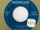 Mod Doo Wop Popcorn R&B 45 THE DELCOS Arabia /Those Three Little Words Showcase