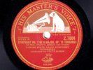 Busch. Brahms (Symphony 2). HMV Z 7004-7 (4). NM(-)