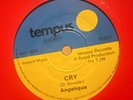 Angelique Cry/Crying Tempus Records Red 7” Vinyl Single 45RPM 1977 TEM 102A/B