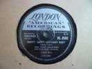 Tune Weavers: Happy Happy Birthday Baby 78RPM Shellac Record London 1957 Rare