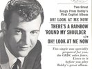 BOBBY DARIN-RARE PROMO ONLY PICTURE SLEEVE+ 45-(OH  LOOK AT ME NOW)--PS--PIC