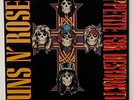 Vtg 1987 GUNS N ROSES Album APPETITE FOR DESTRUCTION Banned Inner VINYL Lp OG NM
