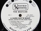 Beatles LP 1964 A Hard Day’s Night SCARCE White Label PROMO, Respectable VG
