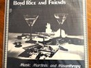 Boyd Rice and Friends – Music, Martinis and Misanthropy Vinyl LP 1989