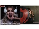 PARIS JACKSON - HAPPIEST DAY OF MY LIFE - BLACK & RED COLORED LP - SIGNED INSERT