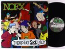 NOFX - I Heard They Suck Live  LP - Fat Wreck Chords VG+