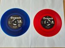 The Damned love song + Smash it up  2 red and blue VINYL SINGLES Jukebox ready