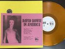 DAVID BOWIE In America 1970s Orange Colored Vinyl LP Live Santa Monica 1972