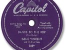 1957 GENE VINCENT Rockabilly 78 RPM Record. Dance to the Bop