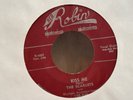 HEAR IT  THE SCARLETS KISS ME/INDIAN FEVER RARE DOO-WOP RED ROBIN  LABEL 45'