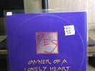 Yes - Owner Of A Lonely Heart - ATCO Records – B8713T 12-inch Vinyl Record