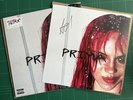 SIGNED art card    Adela -  Prima (WHITE Vinyl LP)