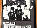 MISFITS LIVE 79 THE PERFECT CRIME US RED LABEL BLACK VINYL  45 RECORD VG+/VG+