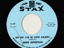 Northern/Deep Soul 45 - Eddie Jefferson - Uh Oh (I'm In Love Again) - Stax VG+