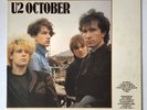 U2 - October (Original UK Vinyl LP + printed inner ) Near Mint Vinyl