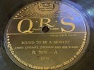 James Stump Johnson 78 RPM Bound to be a Monkey My Babe Blues QRS 1929 Shellac