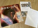 1985 Bon Jovi signed (band) LP rare and super condition