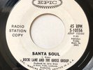 RARE 1969 US Promo EPIC Funk Xmas 45 ROCKI LANE & GROSS GROUP Santa Soul NM