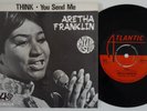 ARETHA FRANKLIN Think / You Send Me RARE Sweden 45 funk soul swedish HEAR