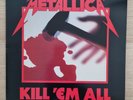 Metallica Kill 'Em All 1986 UK Vinyl LP MFN 7 Music For Nations + Inner EX/VG+