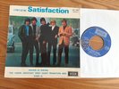 The ROLLING STONES Satisfaction en Bleu  FRENCH EP DECCA 457.086  SACEM A-6