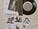 JOY DIVISION - JOY 4 TRACK EP INCUBATION ITALY 1986 SCONIS LABEL + BADGE