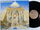 IRON MAIDEN Powerslave CAPITOL LP VG+ textured cover x