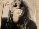 Miley Cyrus Bass Persuades Signed Black Vinyl LP Autographed IN HAND