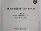 ANDRE NAVARRA BACH LES SUITES POUR VIOLONCELLE CALLIOPE VIC2186 3LP