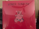 VINCE STAPLES Cry Baby SIGNED Certificate Tri Color Vinyl LP Autographed **