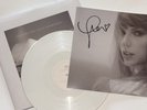 Taylor Swift Tortured Poets Dept White Vinyl Record w/ Signed Insert