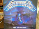 Metallica Ride The Lightning Vinyl LP 1984 1st UK Press MFN 27 MISPRINT VG+/VG