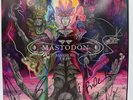 Mastodon COVER SIGNED Marrow Deep Vinyl LP AUTOGRAPHED Green Coke Bottle Clear
