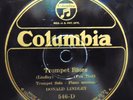 78 RPM RECORD DONALD LINDLEY TRUMPET BLUES & SWEET STUFF  1925 E+ NOT REISSUED