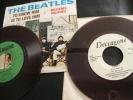 2 The Beatles Deccagone color vinyl 45s Besame 