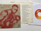 Bob Dylan 45 + Picture Sleeve Hurricane Import Portugal