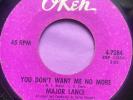 Northern Soul 45 Major Lance-You dont want me 