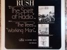 Rush – The Spirit Of Radio Promo Vinyl 