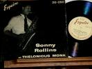 1954 1st UK Esquire Sonny Rollins Thelonious Monk 