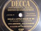 Louis Armstrong & Ella Fitzgerald Dream A Little 