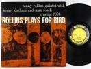 Sonny Rollins - Plays For Bird LP 